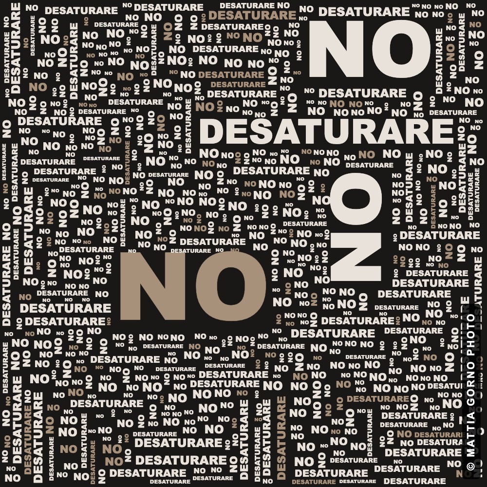 Desaturare non pulisce, svuota
